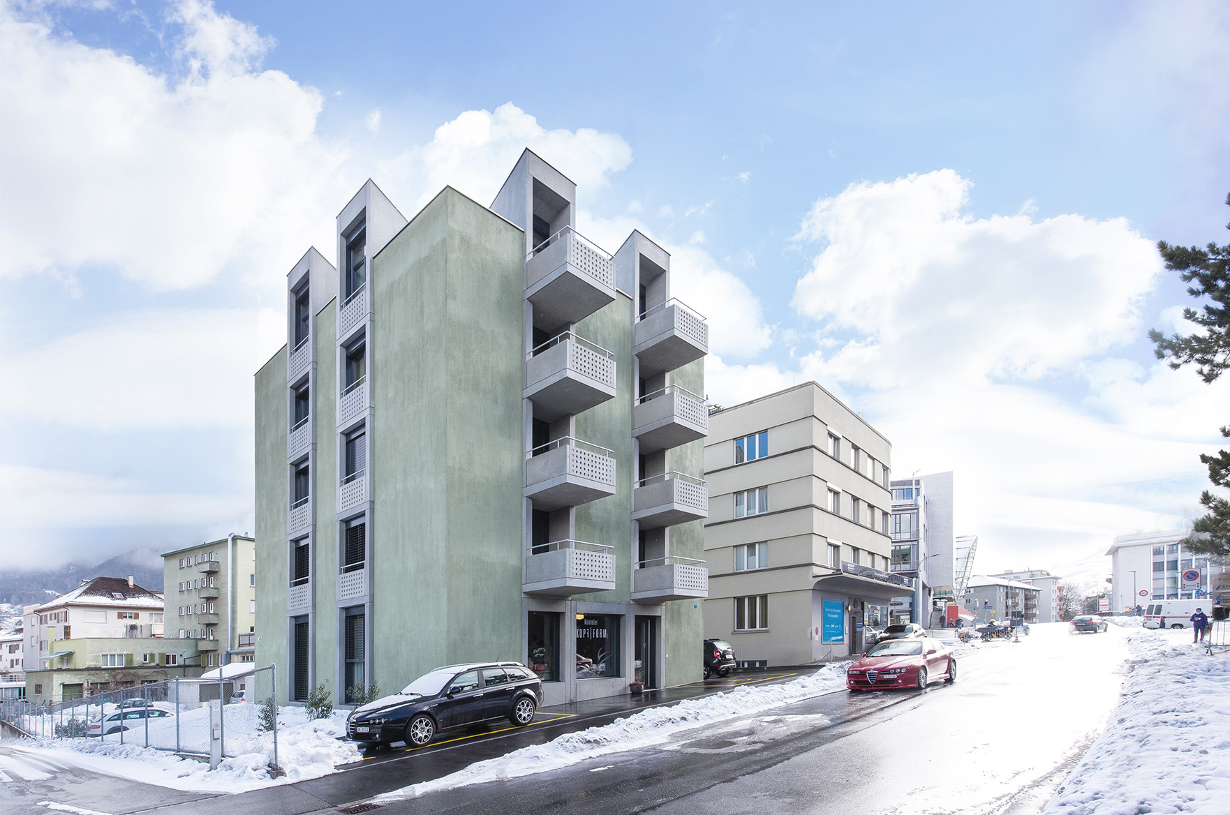 Apartmenthaus Gebäude aussen