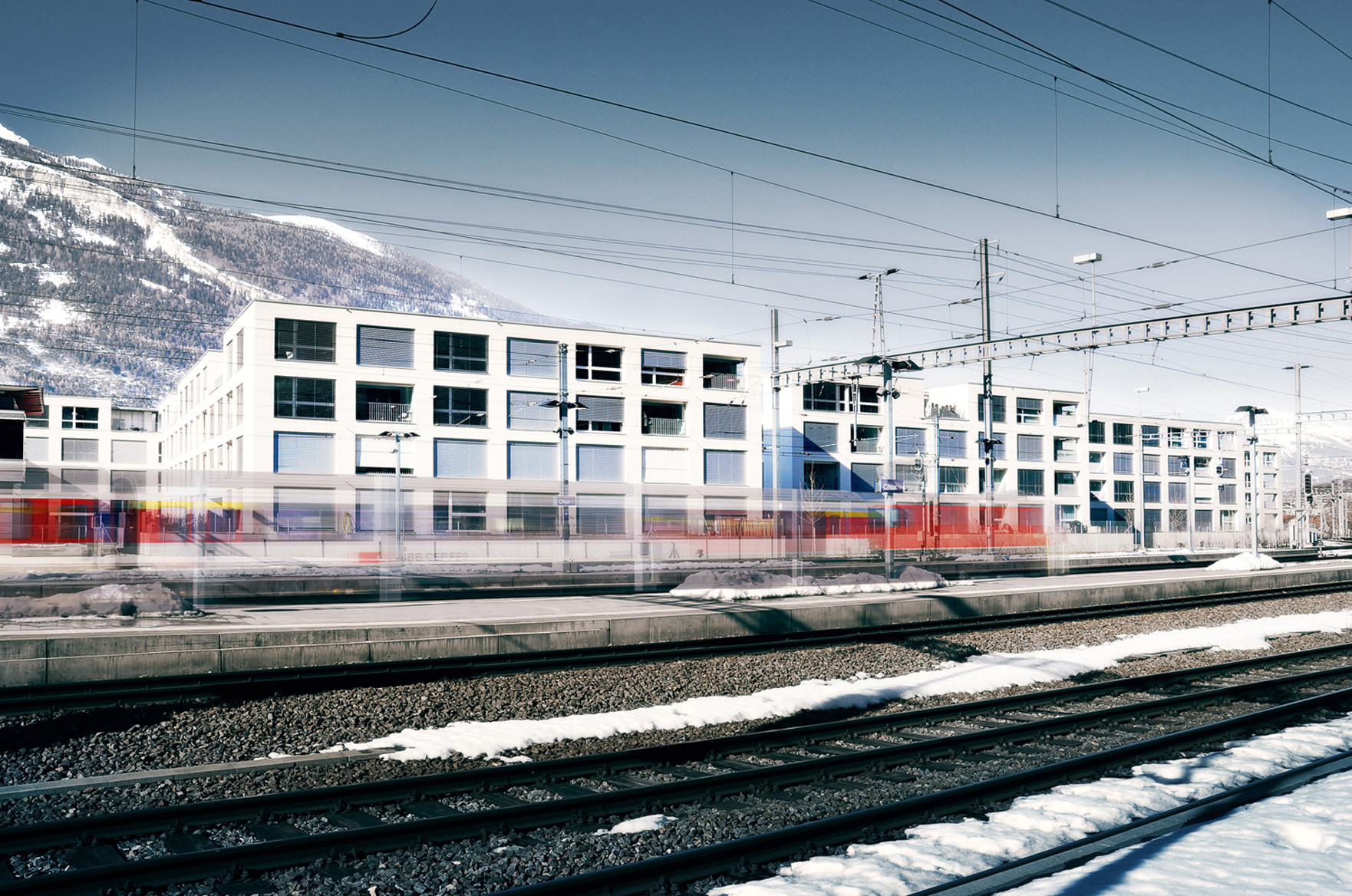 Arrivada mit Bahnhof