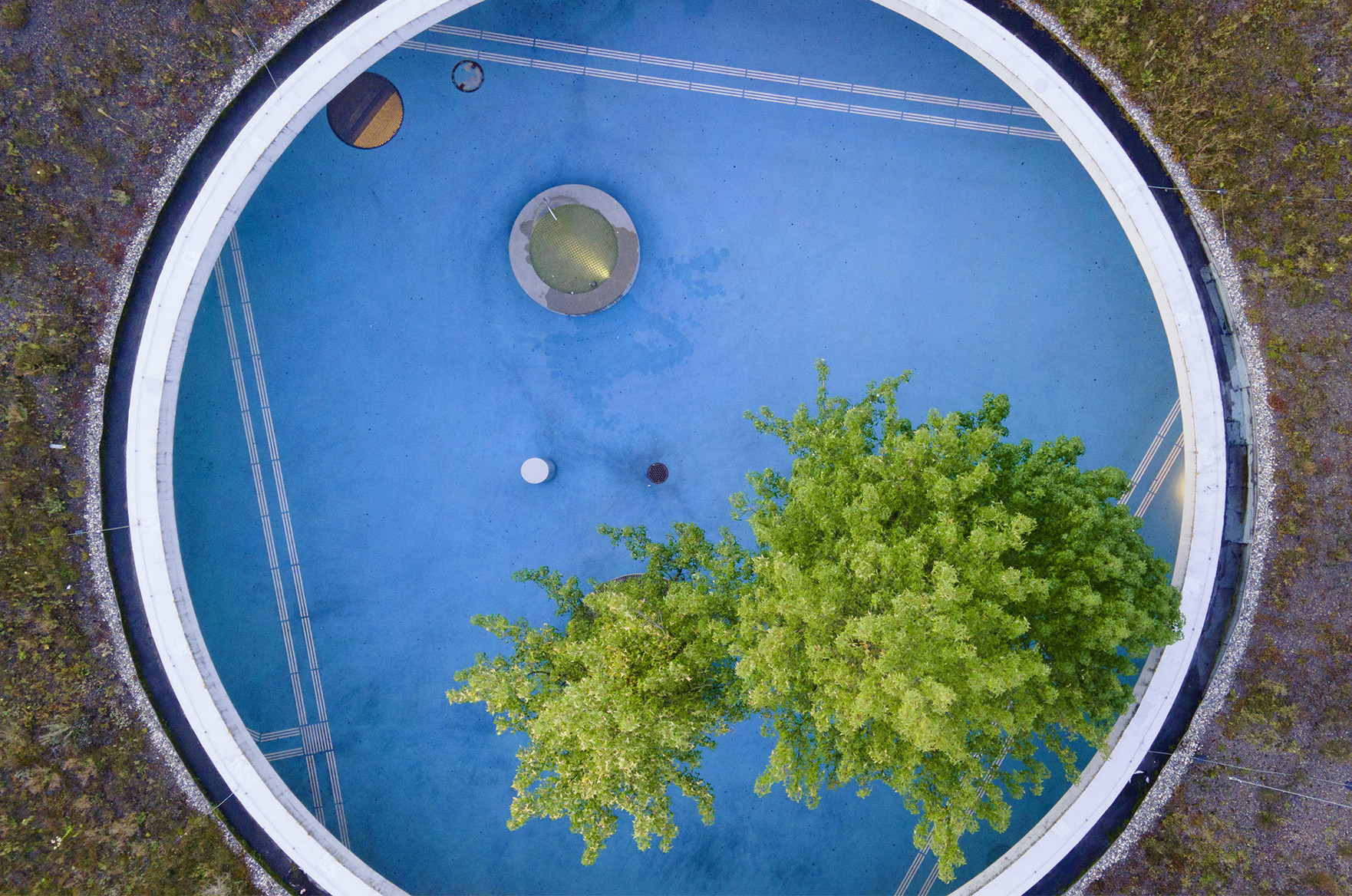 Bushof Schaan Vogelperspektive