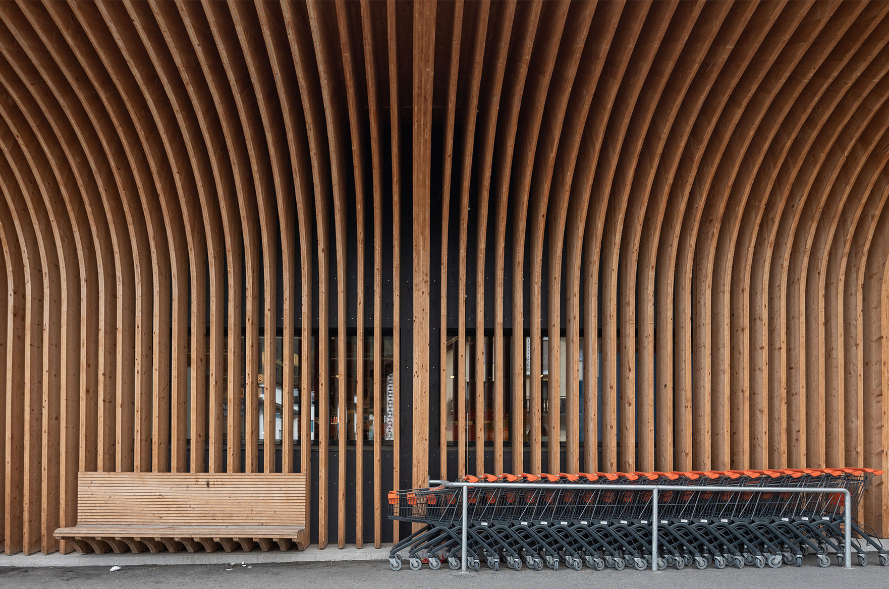 Busterminal Churwalden Fassade