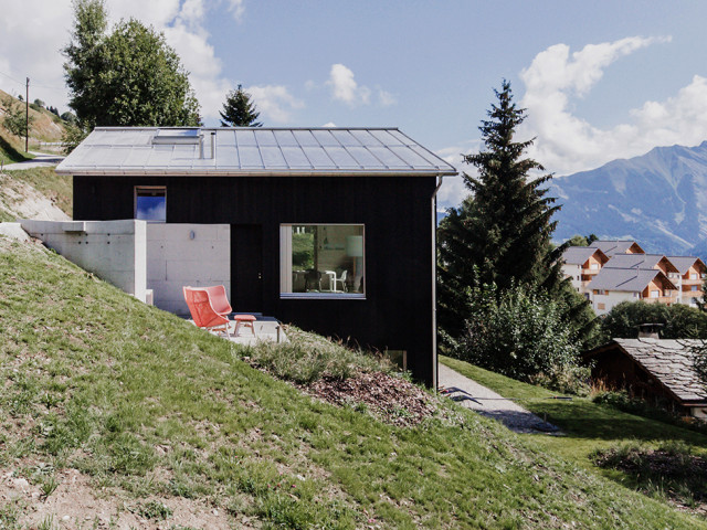 Gebäude Seitenansicht