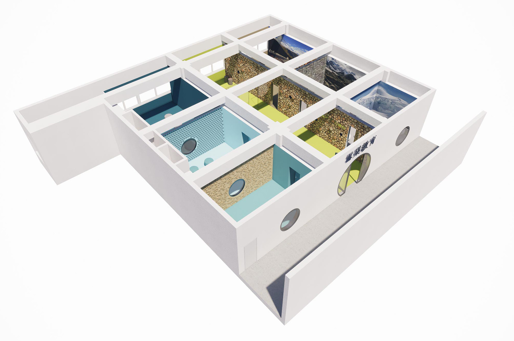 Modell Klassenräume