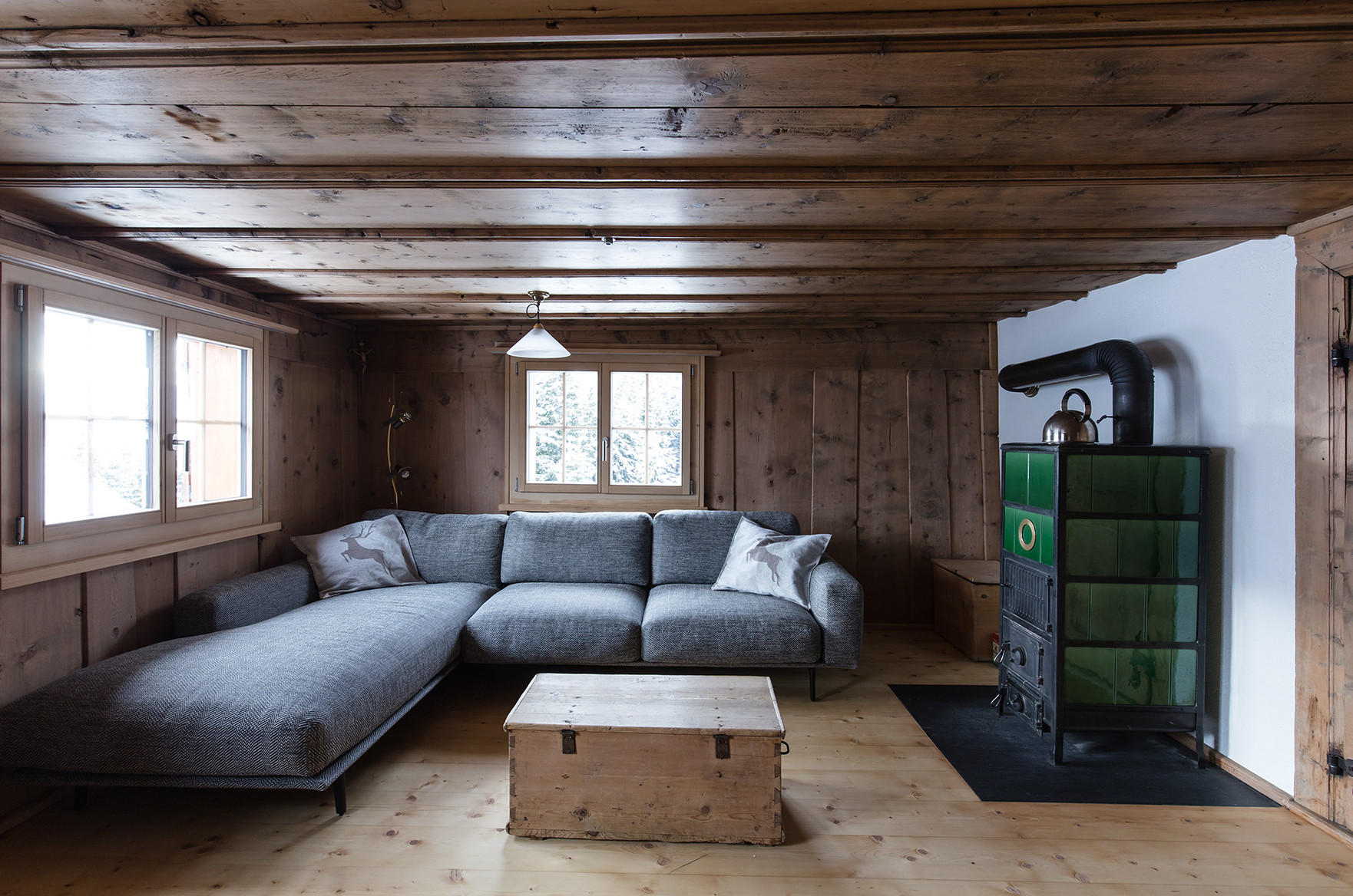 Maiensäss Wyss Wohnzimmer