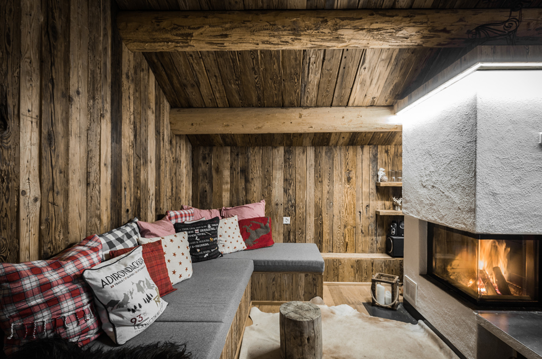 Maiensäss Tschividains innen