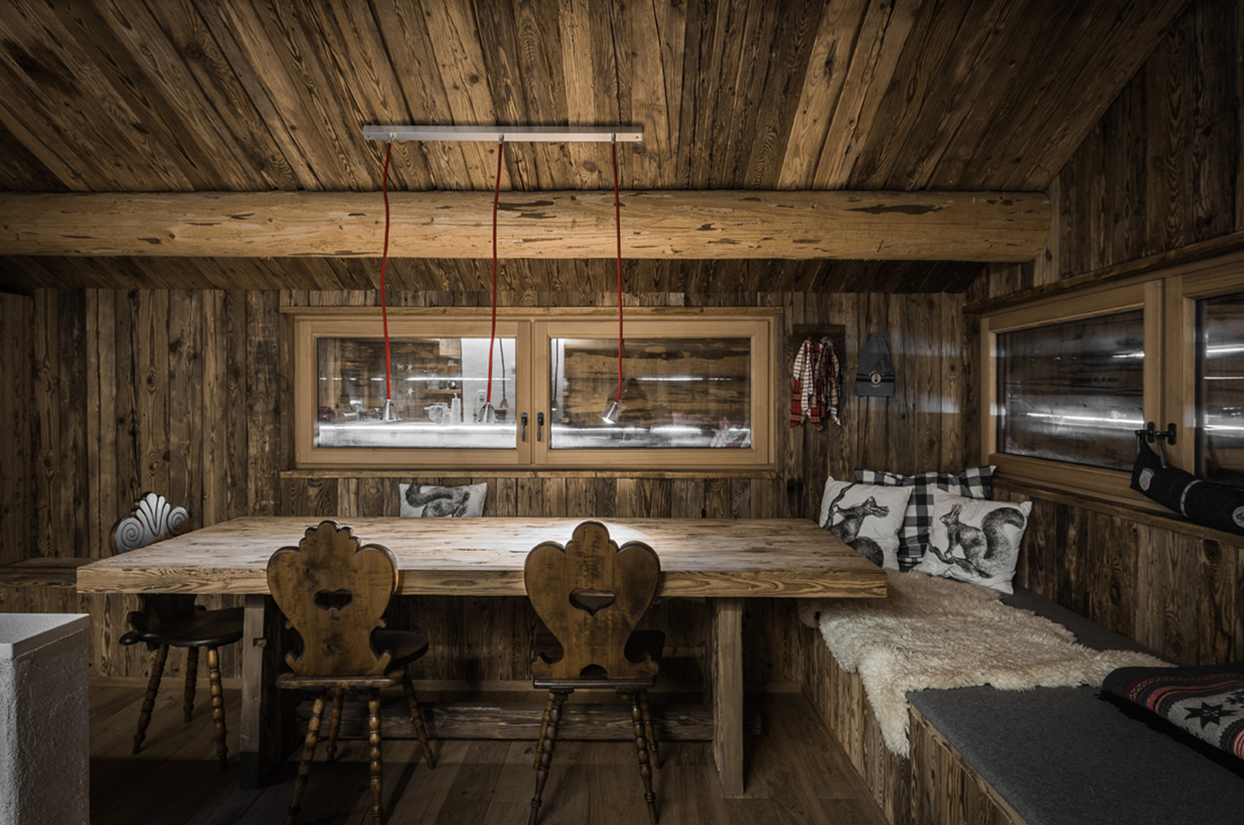 Maiensäss Tschividains innen