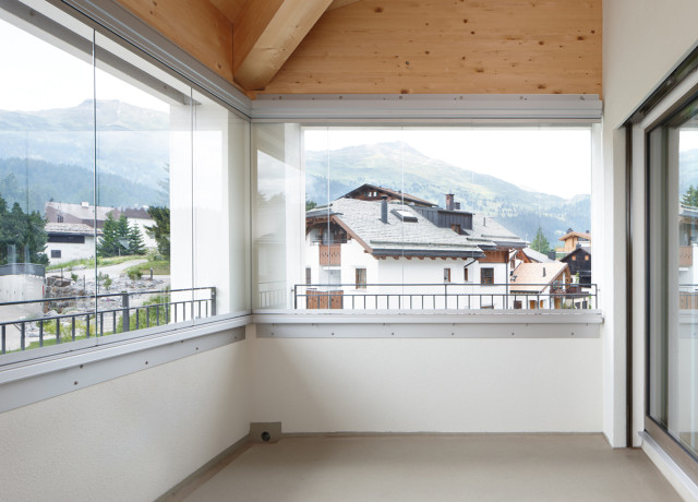 Plam dil Roisch Balkon mit Aussicht