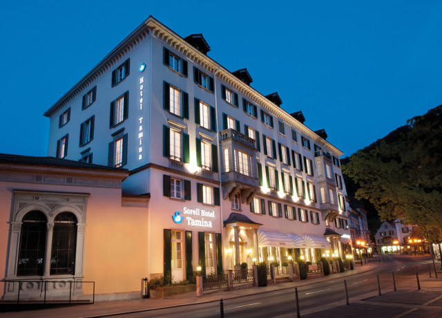 Hotel Tamina aussen Eingang