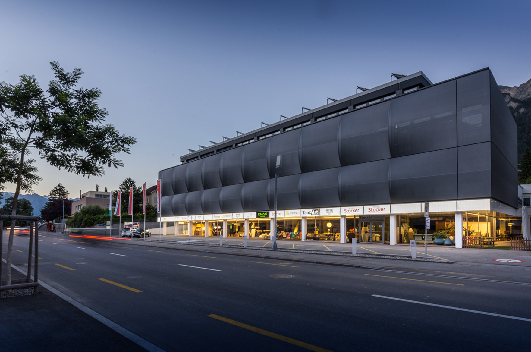 Stockerzentrum Gebäude aussen