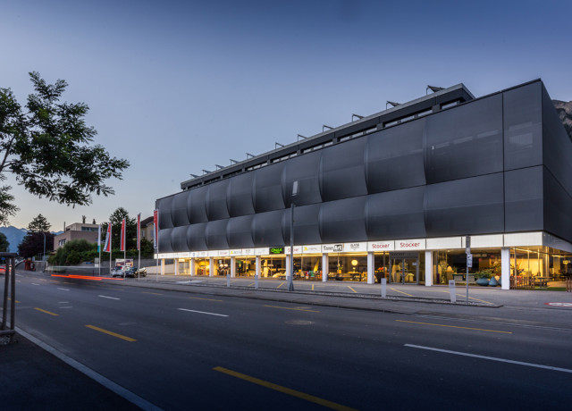 Stockerzentrum Gebäude aussen