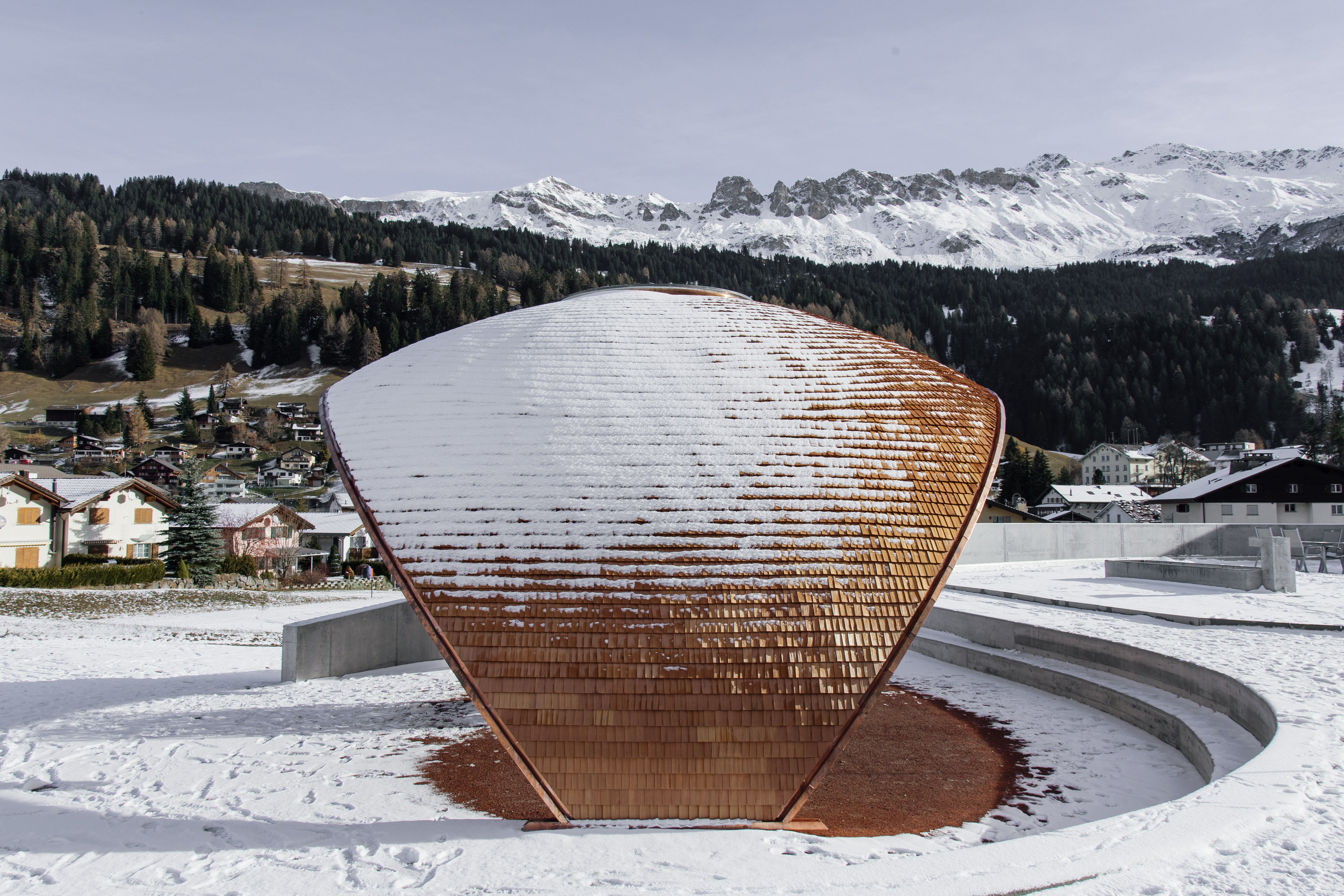 Überdachung seitlich