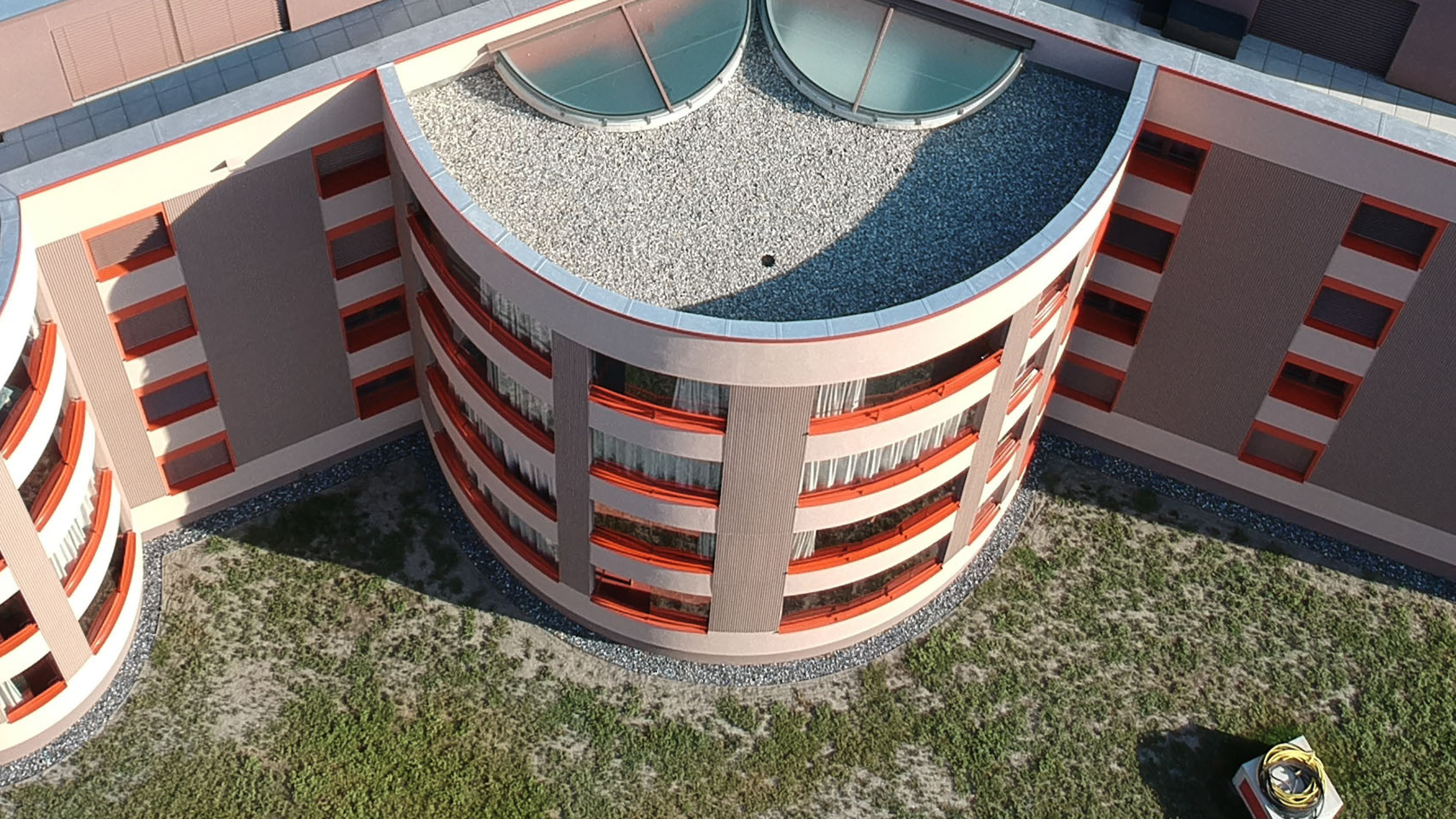 Gebäude Vogelperspektive