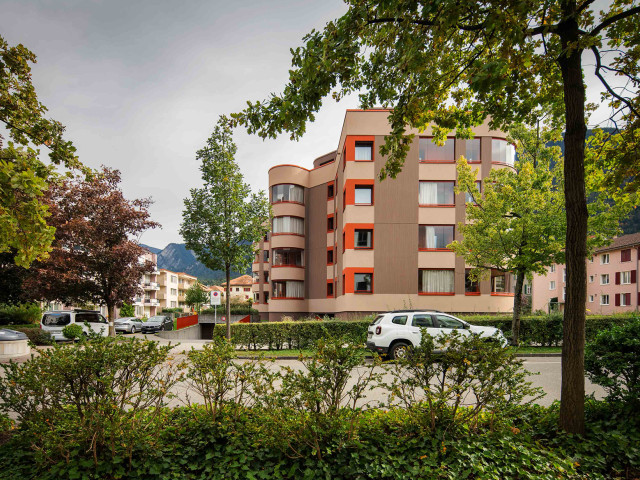 Gebäude Seitenansicht