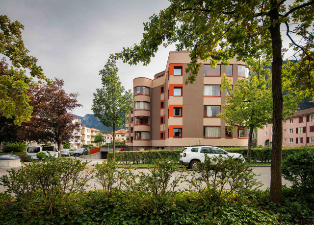 Gebäude Seitenansicht