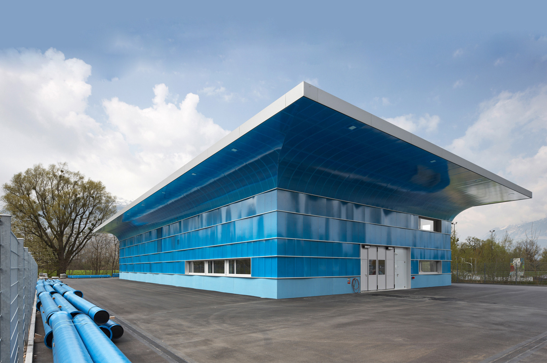 Wasser- und Abwasserwerk aussen